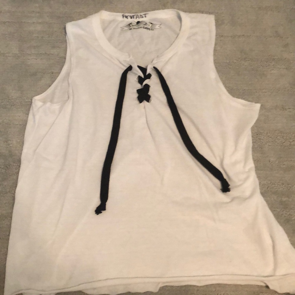 White tank top